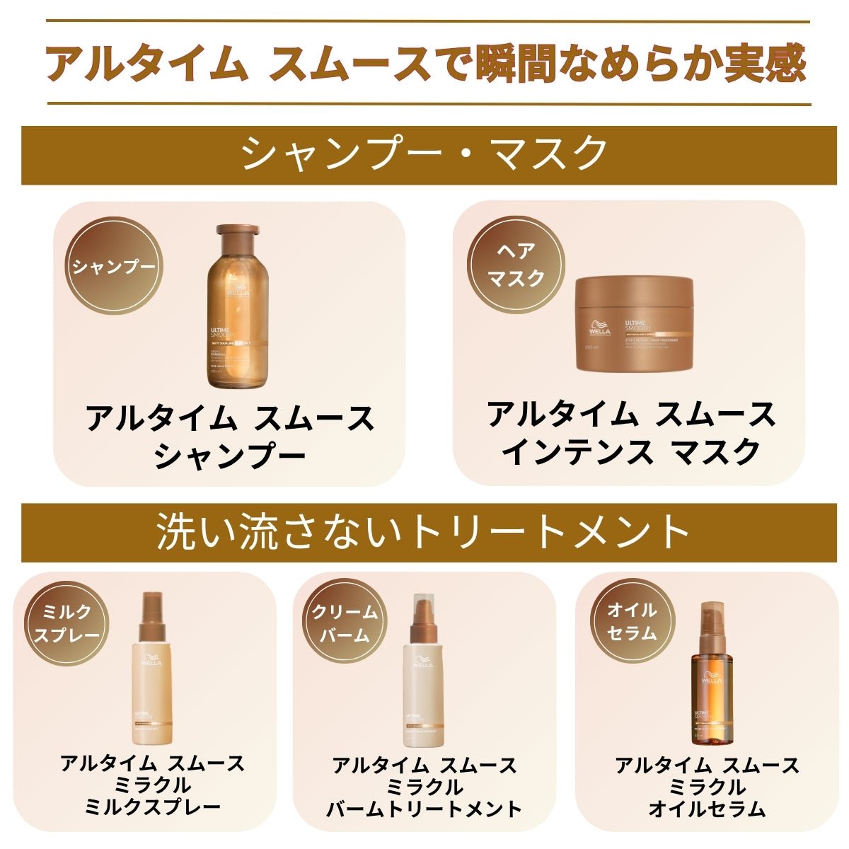 ウエラジャパン合同会社アルタイム スムース ミラクルオイルセラム洗い流さないトリートメント - アルバム オンラインストア