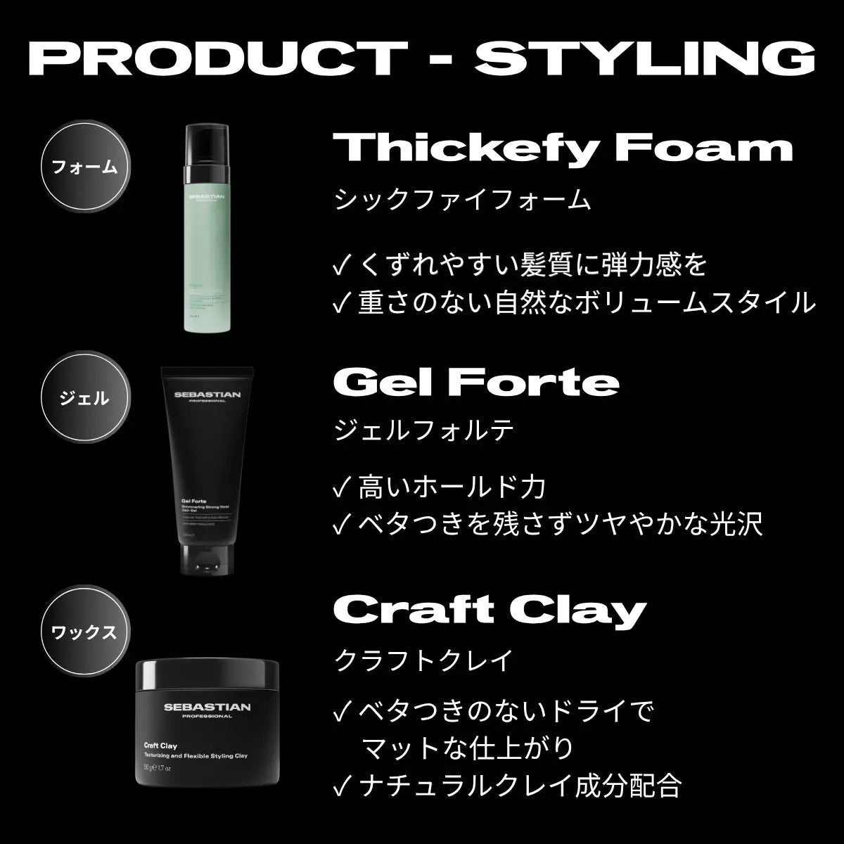 正規販売店】セバスティアン・プロフェッショナル クラフトクレイ