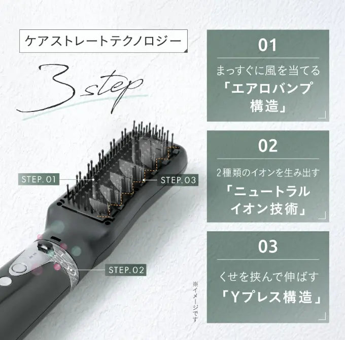 ケアストレートブラシドライヤー アメイズプラス
