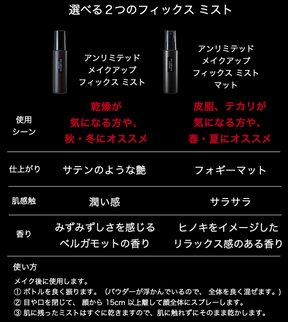 アンリミテッド メイクアップ フィックス ミスト - 【公式】ALBUM ONLINE STORE（アルバム オンラインストア）