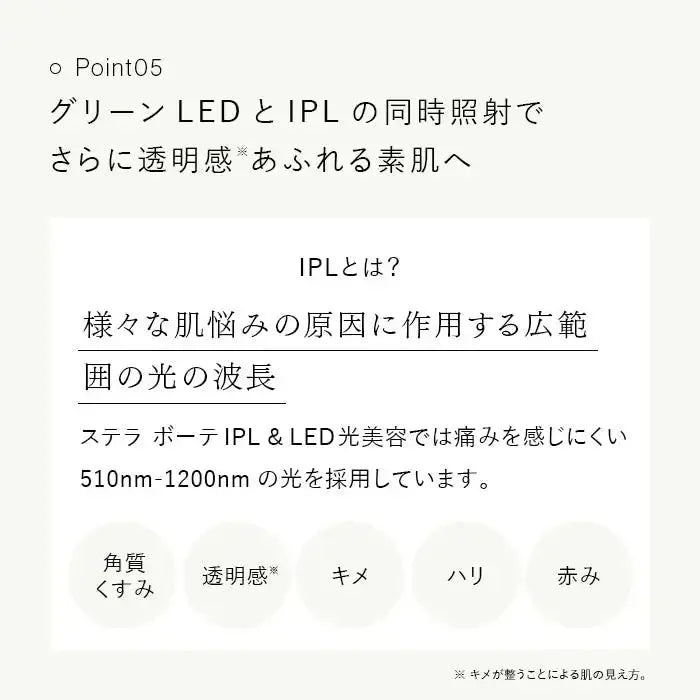 Kiralaステラボーテ IPL&LED 光美容器脱毛器 - アルバム オンラインストア