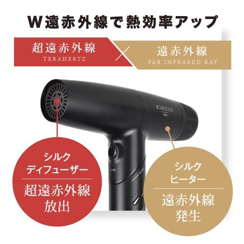 KINUJO PRO ヘアドライヤー ブラック kinujo-1452181.jpg?v=1752196447