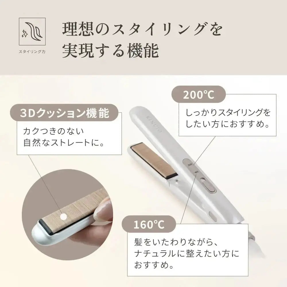 株式会社KINUJOKINUJO MINI IRON - deux - （ドゥー）ヘアアイロン - アルバム オンラインストア