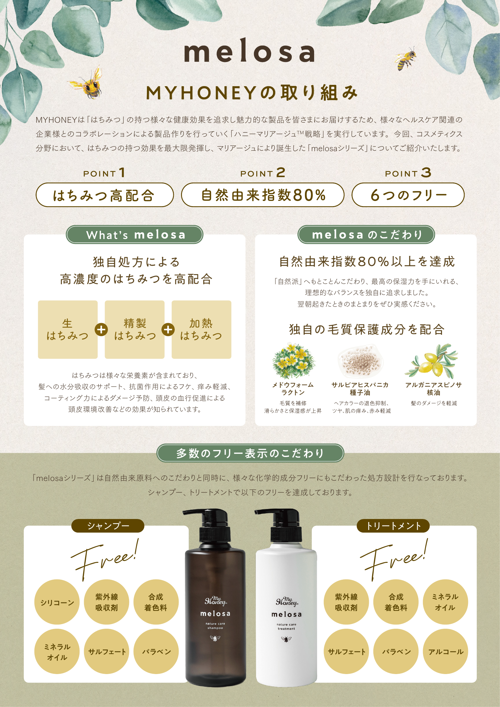 メロサ ネイチャーケアトリートメント470g