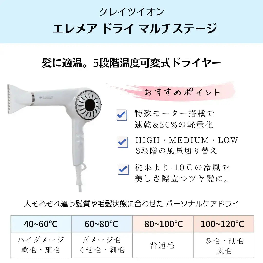 クレイツエレメアドライ マルチステージドライヤー - アルバム オンラインストア